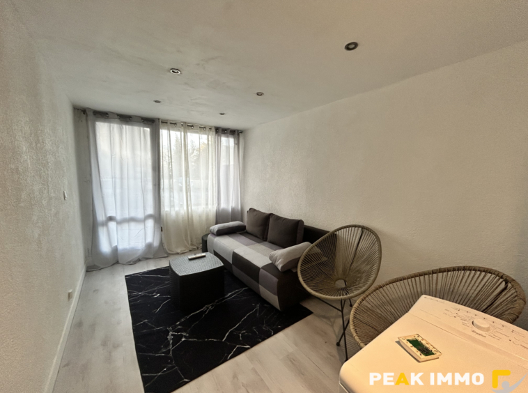 Appartement meublé - 1 pièce - 20,98m2 - Sallanches
