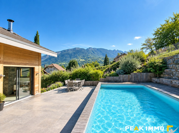 SAINT JORIOZ - Maison de 199 m2 avec piscine et vue lac