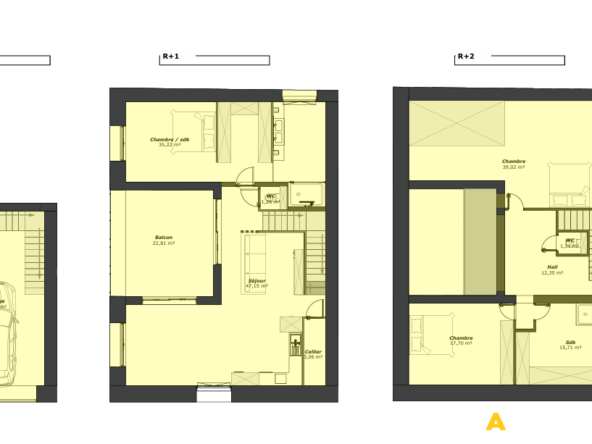 Duplex en plateau brut - 170 m2 - DOUSSARD