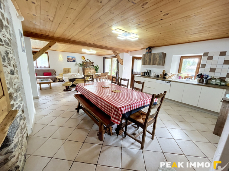 MEGEVETTE FERME RENOVEE 3 CHAMBRES GRANGE TERRAIN 1288m2