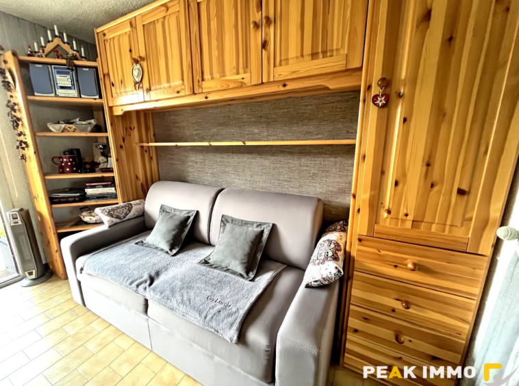 Appartement Studio cabine - 21.37m2 - Combloux Secteur piste
