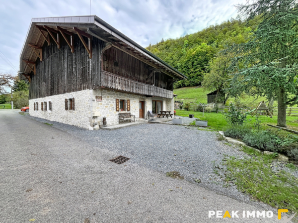 MEGEVETTE FERME RENOVEE 3 CHAMBRES GRANGE TERRAIN 1288m2