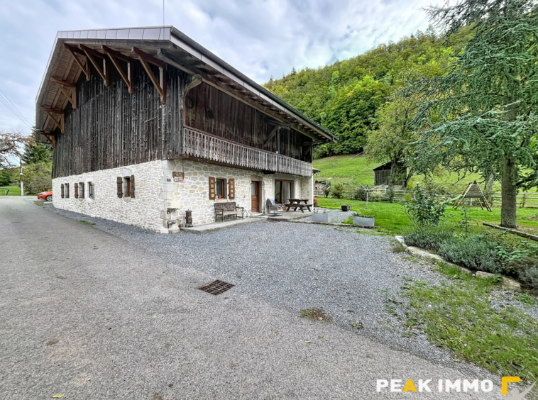 MEGEVETTE FERME RENOVEE 3 CHAMBRES GRANGE TERRAIN 1288m2